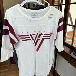 Trunk LTD for Free People - Van Halen Baseball Shirt 3/4 Sleeves